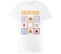 DAMBOTEE Hozier Unreal Unearth Tour Dante T-Shirt À Col Rond en Coton Blanc pour Enfants