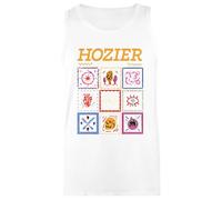 DAMBOTEE Hozier Unreal Unearth Tour Dante T-Shirt Débardeur en Coton Blanc pour Femme