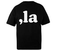 DAMBOTEE Virgule La Kamala Harris T-Shirt Oversize en Coton Noir Unisexe Unisex Black Cotton Oversized T-Shirt
