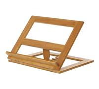 DAMDAM GO | Support de lecture ajustable en bois MDF blanc 30 x 24 x 7 cm