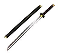 damdos Accessoire d'halloween pour Arme Katana Cosplay Épée Roronoa Zoro en Caoutchouc PU Épées Samouraï Cadeaux d'anniversaire