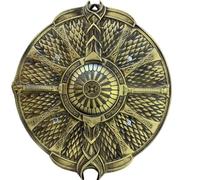 damdos Accessoires d'halloween Cosplay Bouclier pour Go-War Leviathan Kratos Shields Arme Cadeau d'anniversaire de Noël Marron, Marron