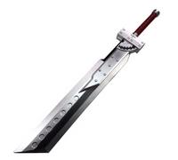 damdos Épée d'épée pour Halloween Prop Cloud Strife Buster Sword Remake Épée Zack Fair Sword Weapon Cosplay Prop PU Foam Cadeaux d'anniversaire, Zack Fair