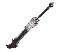 damdos Épée Naraka pour Halloween, Accessoire de Cosplay, épées Larges en Mousse PU, Jeu de rôle, Cadeau d'anniversaire, Noir