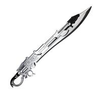 damdos Halloween Prop Fantasy PU Foam Cosplay Hardedge Gunblades Sword, Gunblades Cloud Strife Buster Armor Break Sword Remake Sword Knife Weapon Birthdays Gifts