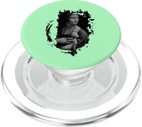 Dame avec Un Hermine Grunge PopSockets PopGrip pour MagSafe