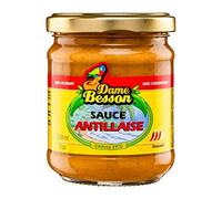 Dame Besson - Sauce Antillaise 170ml : Une explosion de saveurs créoles dans votre assiette - Epicerie salée - Le Lot De 3