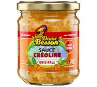 DAME BESSON - Sauce Creoline - Sans Colorant · Sans Conservateur · La Recette Originale · Peu Piquant · Piments Antillais · Facile à Utiliser - Le Pot de 170g - Le Lot De 3