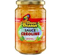 DAME BESSON - Sauce Creoline - Sans Colorant · Sans Conservateur · La Recette Originale · Peu Piquant · Piments Antillais - Le Pot de 320g - Le Lot De 3