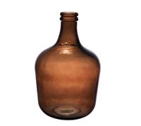 Dame Jeanne Ambre 12 l en verre recyclé - - Marron - Verre