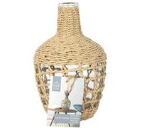 Vase Design "Dame Jeanne Tressée" 25cm Naturel Beige G