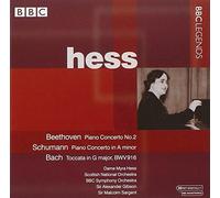 Dame Myra Hess - Beethoven : Piano Concerto N° 2 - Schumann : Concerto - Bach : Toccata, Bwv 916