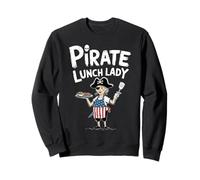 Dame Pirate Squelette Squelette Halloween déjeuner école Sweatshirt