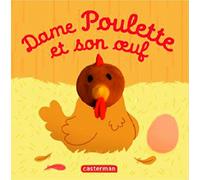 Dame Poulette et son oeuf: Livre marionnette pour bébé - dès 3 mois