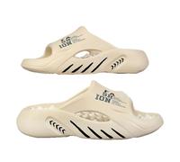 DAMEINV Chaussons Été Massage Massage Slanchers Siède Sandales Extérieures Intérieures Place Chaussures Décontractées Solides Sole Sole-beige-44-45