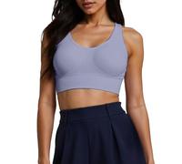 Damen-Sport-BH mit Rückenpolsterung für optimale Stoßdämpfung Hohen Tragekomfort bei Yoga Fitness Workouts (PP1, M)