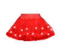 Damen Tutu Klassisch Rock, Ballett Tüllrock Petticoat Unterrock Tütü Rock Tutu Röcke Tüll, 50er Vintage Ballet Elastisch Tanzrock Tanzkleid Ballkleid Kurz Retro Party Kostüme Tanzen Fancy Dress