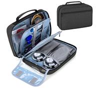 Damero Étui de Transport pour 2 Stéthoscopes, Étui Stéthoscope Portatif compatible avec le Stéthoscope 3M Littmann/ADC/Omron et Accessoires Infirmiers (Noir)