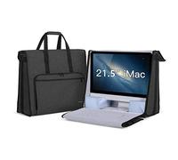 Damero Sacoche de Transport pour iMac 21,5 Pouces, Sac Fourre-Tout à Bandoulière pour Apple iMac et Accessoires (Noir)