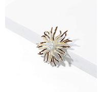 Dames Broches Mode émail chrysanthème Broches Broches Femme Bijoux Rouge Fleur Broches en métal Broches Dames Bijoux de Mariage