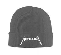 Dames Chapeaux d’Hiver Hommes Metallicas Heavy Metal Musique 3 Chaud Tricoté Cap Hip Hop Bonnet Chapeau Automne Hiver Extérieur Tuques Chapeaux pour Unisexe Adulte Cadeaux pour Couples