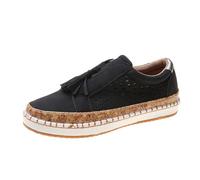 Dames Couleur Unie Respirant Bout Rond À Lacets Bas Haut Plat Bottes De Neige Pour Femmes Taille 7 Imperméables Isolées (Black, 36) Chaussures Running Femme Basket Sport Haussure Confort Scratch
