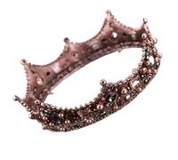 Dames Crown Tiara for Women Vintage Purple Crystal Queen King Wedding Noble Crown Tiara Bride Prom Flower Perfect Coronas Headress (OPL0213)