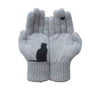 Dames et gants d'automne en plein air gants d'impression chauds pour chats d'hiver gants de laine Gants De Ski Rossignol Enfant