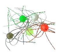 Dames pour dés - Cubes et réalistes, kit d'équipement maritime, jeu en plein air, remplacement de plusieurs espèces avec construction durable | dés réalistes, barre d'appât, truite,