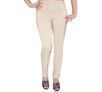Dames Tirer Sur Tout Droit Lisse Super tendue lastiqu Pantalon Aux Femmes