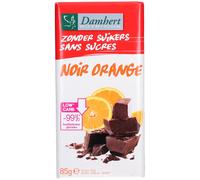 Damhert Chocolat noir/orange moins de sucre 85 g