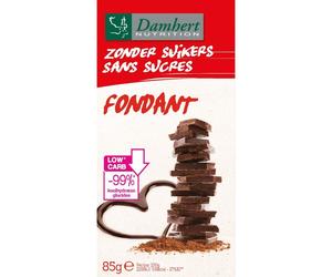 Damhert Fondant au chocolat sans sucre Cookies 85 g