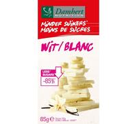 Damhert Sans Sucres Tablette Chocolat Blanc 85g