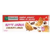 Damhert Moins de sucres Nutty crunch chocolate cookies Cookies 120 g