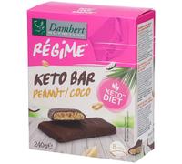 Damhert Régime Keto Bar Peanut - Coco Aliment 240 g