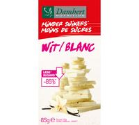 Damhert Sans Sucres Tablette Chocolat Blanc 85g