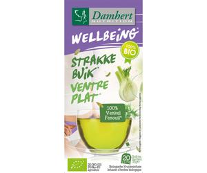 Damhert Tea Time Fenouil Infusion D'Herbes Ventre Plat 20 Sachets