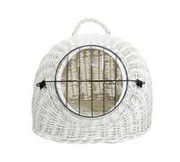 Damian-Wiklina Panier en Osier. Panier avec Grille et Anse. Panier de Transport. Grotte de Transport 50x40x45 cm - Blanc - producteur