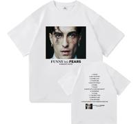 Damiano David Il Ballo Della Vita Tattoo T-Shirts Funny Little Fears Manches Courtes Mode en Coton Unisexe Harajuku Vintage T-Shirts Hip Hop Hommes Hauts pour Femme Cadeaux pour Les Fans-White1||x_s