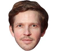 Damien Molony (Stubble) Big Head. Masque plus grand que nature.