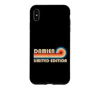 Damien Retro 70s 80s Sunset Stripe Coque pour iPhone XS Max