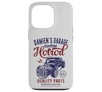 Damien's Hotrod Garage Classic Car Damien Coque pour iPhone 13 Pro