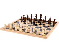 Damier/échiquier avec pièces d'échecs 40 x 40 cm