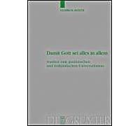 Damit Gott Sei Alles In Allem