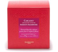 Dammann Carcadet passion framboise 20 sachets cristal