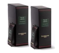Dammann Frères | Tè Verde Orientale Pesca e Fragoline Bosco | Green Tea Aromi Frutto Passione - 2 x 24 Bustine di Tè (96 Gr) | Tè Bustine Confezioni | Tè Verde Aromatizzato