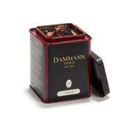 Dammann Frères® | Thé Noir 7 Parfums | Feuilles de fruits aromatiques de thé noir - 100 Gr | Boîte de thé noir et pétales de fleurs | Thé noir figue et abricot
