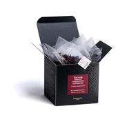 Dammann Frères | Thé Noir Gourmand Coquelicot | Thé Noir Framboise Cerise et Biscuit - 25 Filtres (50 Gr) | Mélange d'arômes de thé noir, de fleurs et de fruits