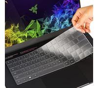 DAMMOMKO Housse de clavier pour ordinateurs portables 2022/2021/2020 Razer Blade 15,6" et 17,3", TPU, transparent