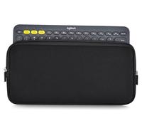 DAMMOMKO Housse de protection pour clavier Logitech Pebble Keys 2 K380s et Logitech K380 Bluetooth Keyboard, étui de voyage rembourré antichoc en néoprène, noir